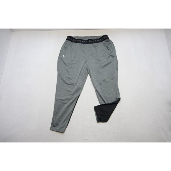 Under Armour Sweat Pants Gray Performance With Pockets Womens Sz XL - Picture 1 of 10